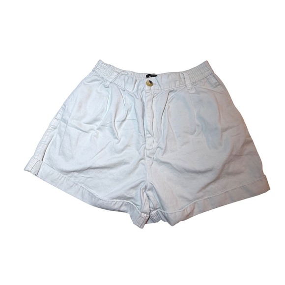 BDG Urban Outfitters Pants - BDG Urban Outfitters Womens Small Off‎ White Pleated High Waist Chino Shorts S